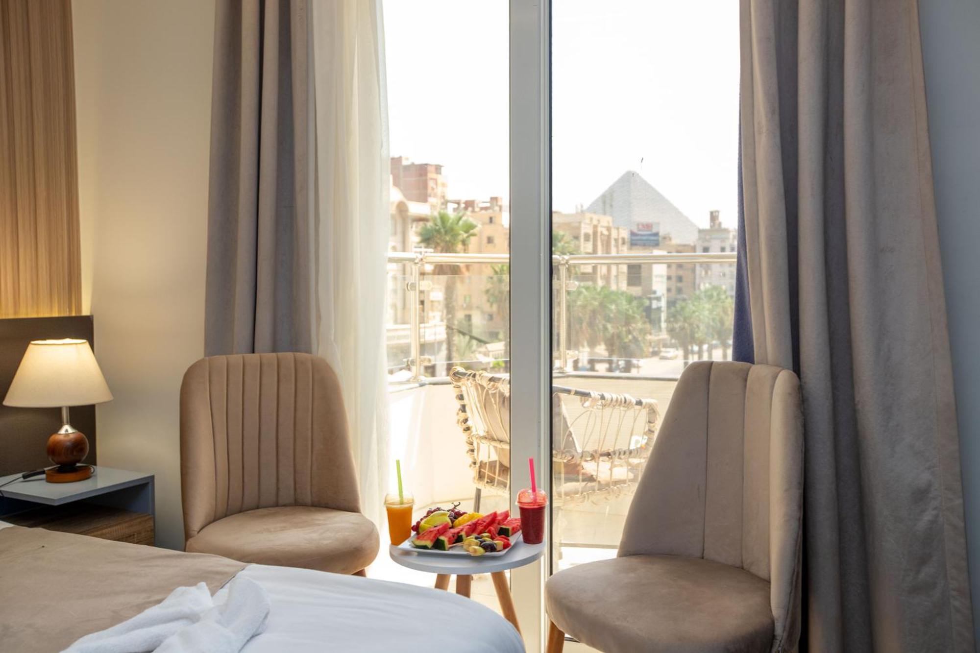 Khattab Pyramids View Hotel Kafret el-Gabal Extérieur photo
